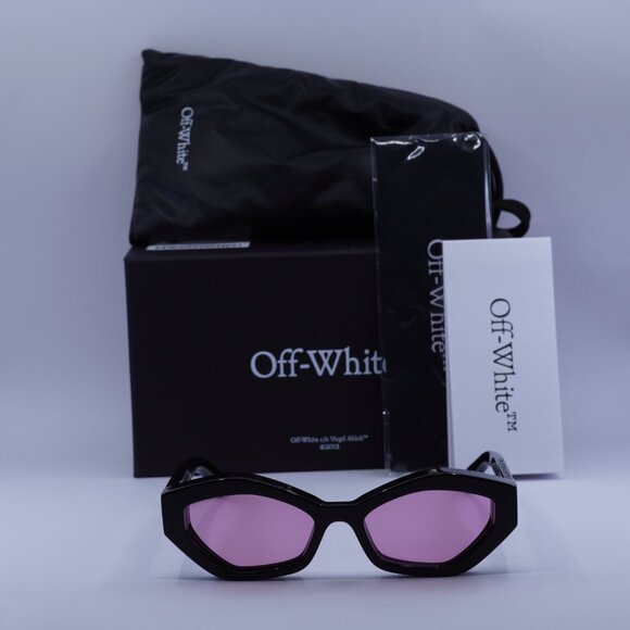 Off-White OERI144 HILO 1030 Cat Eye Sunglasses – Black/Pink main image 10